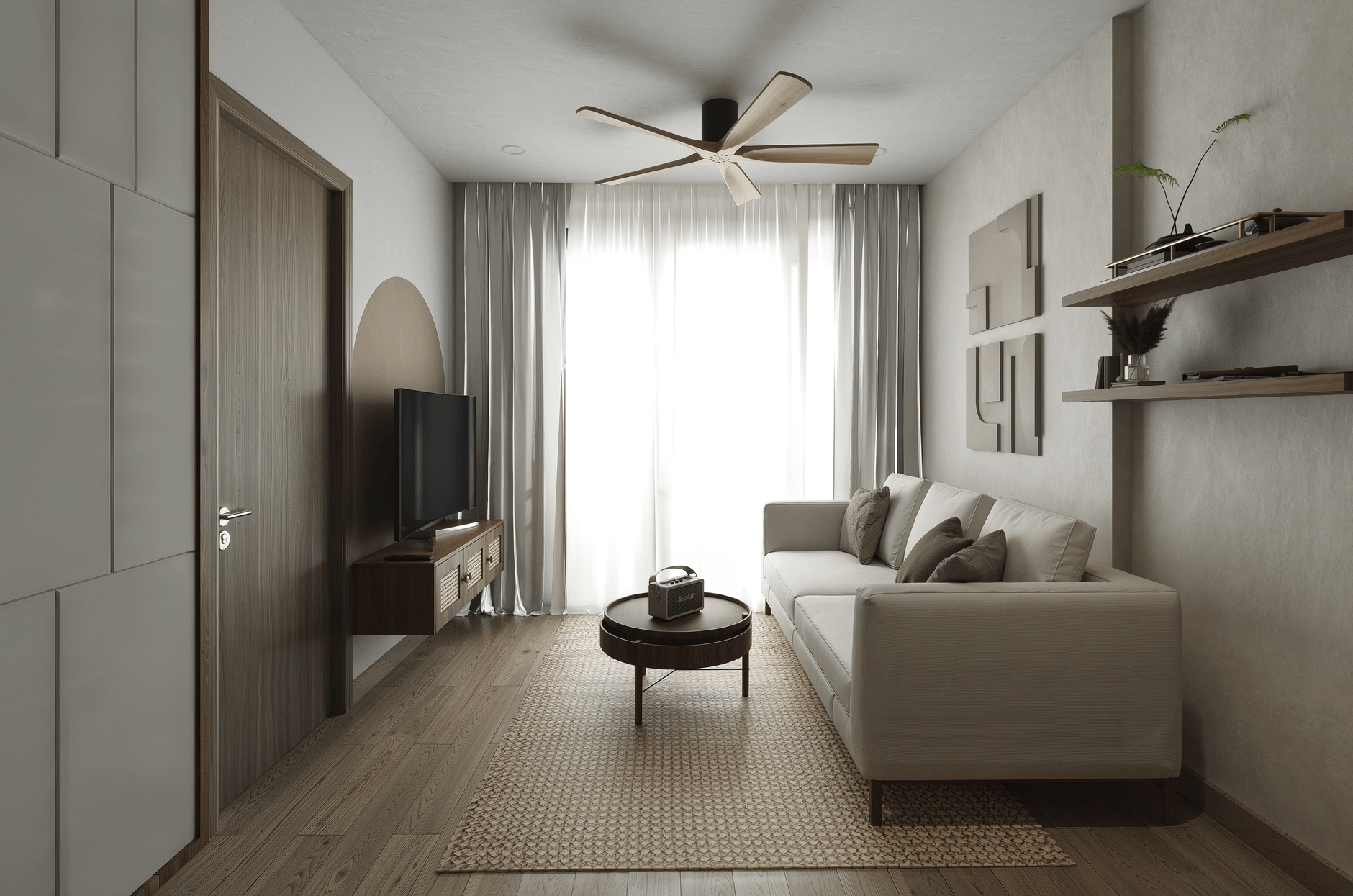 modern minimalist living room interior design